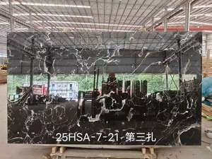 Factory Century Black Ice Flower Mármol Piedra natural para proyectos <span class=keywords><strong>de</strong></span> Villa y hogar Paredes <span class=keywords><strong>de</strong></span> fondo personalizadas <span class=keywords><strong>Escaleras</strong></span> - Product Image 3