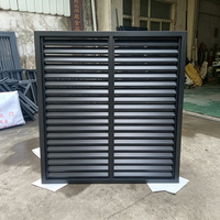 Clôture en aluminium en promotion, installation facile DIY, écran occultant à lattes serrées pour jardin, terrasse, bord de piscine, clôture résidentielle