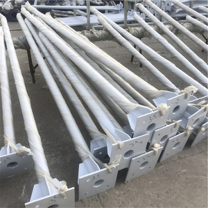 เสาไฟถนนพลังงานแสงอาทิตย์ขนาด 10 เมตร 16 ฟุต ชุบกัลวาไนซ์แบบจุ่มร้อน - Product Image 6