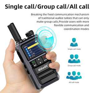 Binqi BQ-H10EU 4 gam LTE PoC cho đài phát thanh cầm tay Walkie Talkie với Long Range 5000km không dây intercom <span class=keywords><strong>Sim</strong></span> Hỗ trợ thẻ nhà máy - Product Image 2