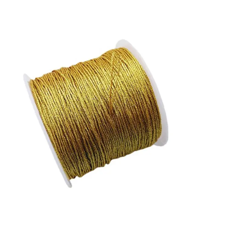 High Tenacity Any Type Pure Gold Pure Silver Lurex Fabric Metallic Yarn