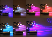 KingShowStar — ampoules led 9 en 1 pour voitures, fibre optique, éclairage d'atmosphère, lumière d'intérieure 12V, 6W, 9 pièces