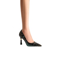 Escarpins formels à talons fins de couleur unie personnalisés pour femmes, antidérapants, tendance mode pour l'été