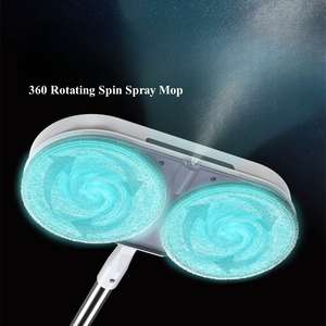 Serpillère électrique rotative <span class=keywords><strong>sans</strong></span> <span class=keywords><strong>fil</strong></span> de qualité supérieure, alimentée par batterie, double rotation, pour le nettoyage des sols domestiques - Product Image 3