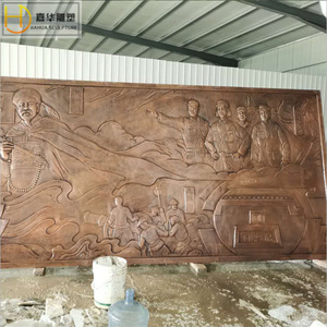 Mural Educativo Rectangular de Bronce Fundido Jiahua con Relieve Escénico para Escuelas y Oficinas - Product Image 5