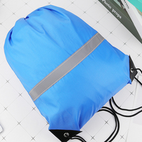 Sac à dos de sport réutilisable en polyester personnalisé, grande capacité, voyage, gym, style tendance, cordon