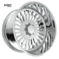 Jantes en alliage forgé KYKY, légères, brossées, nouveau design concave, sur mesure pour rénovation/amélioration, 20 mm, 25 mm, 6061-T6, garantie à vie