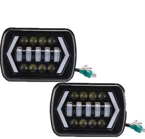 Faro de diodo emisor de luz de coche Rectangular 5*7 de 7 pulgadas, tubo de lente de lámpara todoterreno, tubo de camión, vehículo todoterreno <span class=keywords><strong>Cherokee</strong></span> - Product Image 6