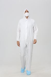 وزرة طبية متعددة الأغراض يمكن التخلص منها مع سترة أمان صغيرة المسامية ميزة مقاومة للماء من مادة PP - Product Image 2