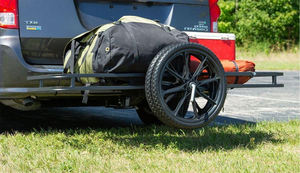 <span class=keywords><strong>Porte</strong></span>-bagages arrière pliable pour voiture, chariot <span class=keywords><strong>à</strong></span> bagages multi-usages <span class=keywords><strong>à</strong></span> deux roues, chariot de transport robuste pour le camping et les voyages - Product Image 6