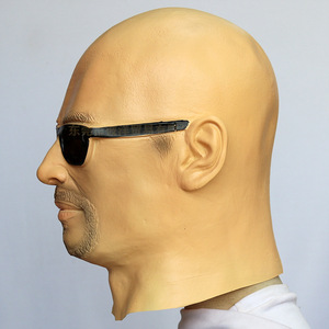 Masque de chauve avec lunettes de soleil, taille unique, accessoire de costume de fête, couvre-chef pour Halloween et cosplay - Product Image 4