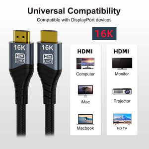 <span class=keywords><strong>สาย</strong></span> HDMI 2.2 ชุบทอง 24k ความเร็วสูง 16k60hz สำหรับคอมพิวเตอร์ โน้ตบุ๊ก <span class=keywords><strong>สาย</strong></span>วิดีโอ HD สำหรับจอภาพ ทีวี - Product Image 5