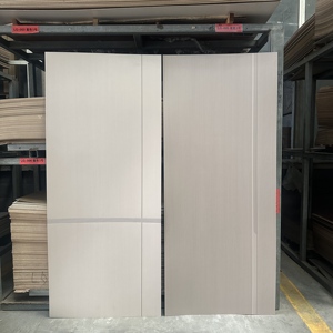 Fabrika Satışı Kapı Kaplaması Modern Su Geçirmez MDF Kapı Kaplaması Hastane Kullanımı İçin Yüksek Kaliteli Ahşap Kapı Kaplaması Uygun Fiyat - Product Image 4