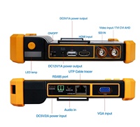 AHD CVI TVI Monitor CCTV Portabel, 5 Inci AHD CVI CVBS 5MP 8MP WIFI PTZ Kamera Penguji Pro CCTV Portabel