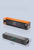 Soundbar Gaming RGB K2065 K2065BT 5.4 Speaker Stereo USB Berkabel Nirkabel untuk Desktop Game