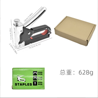 Agrafeuse manuelle en acier 4-8 mm, outil de menuiserie de moyenne puissance pour le bricolage, la tapisserie et le travail du bois