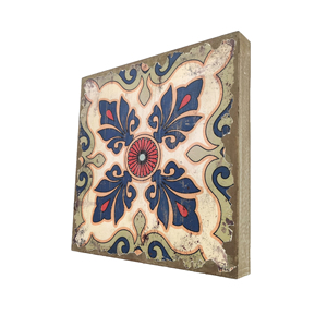Juego de 4 Decoraciones de Pared de Madera Cuadradas Rústicas Vintage para la Sala de Estar del Hogar - Product Image 5