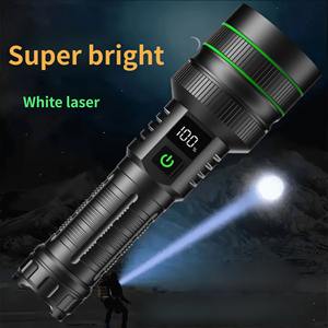 क्रॉस-बॉर्डर हाई ब्राइटनेस के नेतृत्व में रिचार्जेबल पोर्टेबल एल्यूमीनियम मिश्र धातु लंबी बैटरी जीवन आउटडोर लंबी दूरी की IP20 रेटेड वाटरप्रूफ - Product Image 2