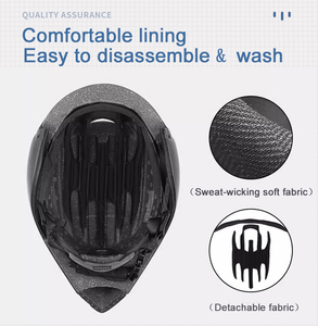 Phổ biến đường xe đạp đi xe đạp đua theo dõi Triathlon thời gian thử nghiệm <span class=keywords><strong>TT</strong></span> đường đua xe đạp Mũ bảo hiểm với ống kính có thể tháo rời - Product Image 3