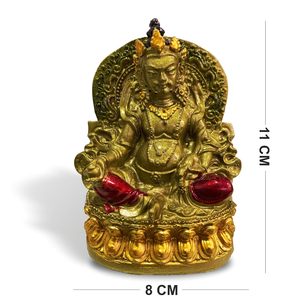 Figura de Metal Tradicional de Kuber, Hecha a Mano, para el Hogar, Templo, Rincón de Oración, Oficina, Decoración de Mesa y Decoración Atemporal - Product Image 1