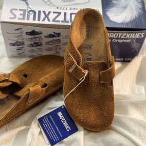 Дизайнерские сабо-шлепанцы с пробковой подошвой, модные летние шлепанцы из натуральной кожи, популярные женские и мужские пляжные туфли высокого качества - Product Image 4