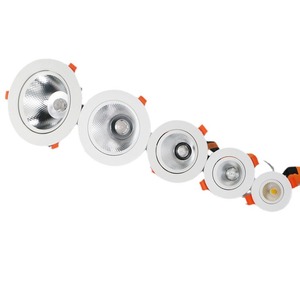 ไฟดาวน์ไลท์ LED แบบฝังเพดานไร้ขอบ สำหรับใช้ภายในอาคาร ใช้ไฟ AC ตัวเรือนอะลูมิเนียม แสงสีขาวกลาง 4100K อายุการใช้งาน 50000 ชั่วโมง มาตรฐาน IP20 ปรับความสว่างได้ - Product Image 1