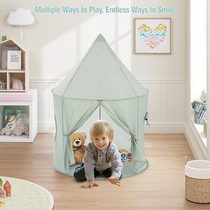 Ensemble de tente pour enfants 3 pièces avec <span class=keywords><strong>tunnel</strong></span> et piscine à balles, maison de jeu pour enfants, tente de jeu pour bébés - Product Image 3