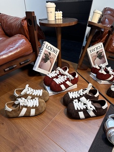 2026 nouveau Style mat en <span class=keywords><strong>cuir</strong></span> à lacets mocassins femmes européennes décontracté à semelle souple baskets allemand chaussures d'entraînement pour l'hiver - Product Image 5