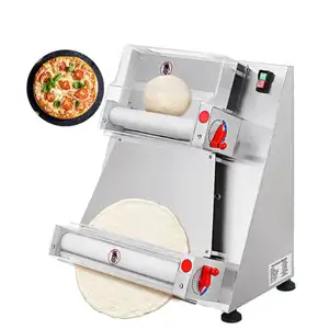 Pizza Dough Press Machine Electric Pizza Dough Sheeter Dough Roller Snack Machine for Baking Pizza/Bread