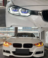 Ensemble de phares LED pour voiture F30 F35, mise à niveau DRL RGB automatique, style 2023, phares avant LED pour BMW Série 3 F30 F35 2013-2018