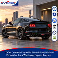 Jantes forgées monobloc sport personnalisées de qualité supérieure, finition noire brillante, 5x114.3, 19 et 20 pouces, pour Ford Mustang GT Performance