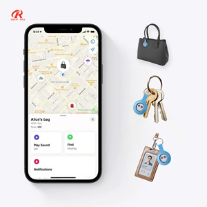 Tùy Chỉnh Mini Chống Mất Không Khí Tag Tìm Thấy Của Tôi Ứng Dụng Cho <span class=keywords><strong>Android</strong></span> Và IOS GPS Toàn Cầu Vị Trí Định Vị Finder Key Wallet Túi - Product Image 3