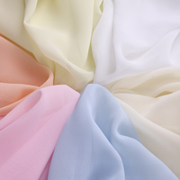 Tissu en mousseline 100D en stock pour robes de Hanfu, jupes de costume et tenues de scène