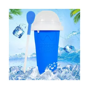 Vente chaude D'été Silicone Magique Slushy Faire Tasse Portable Frozen Magic Slushy Maker Squeeze Cup Durable Magic Slushie Cup