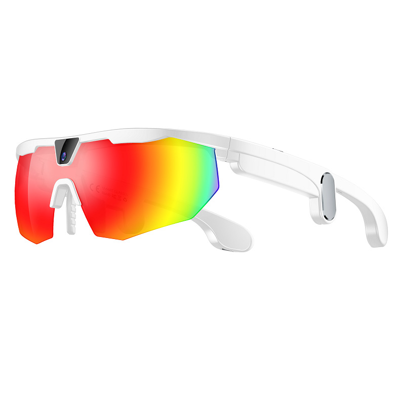 Monture blanche + verres colorés