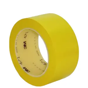 Enkelzijdige Zelfklevende Vinyl Tape 3M Vinyl Sticker, Gebruikt Voor Markering Gevaren En Gangpaden, kleurcodering, Verf Masking, Splicing