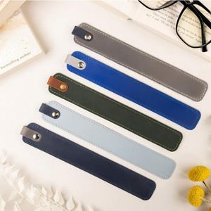 Wholesale PU Leather Soft Colorful <b>Bookmark</b> for Textbooks Concise Fashion Notebook Durable <b>Bookmark</b> Gift for Read Lovers - Product Image 3