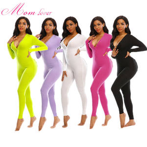 <span class=keywords><strong>Pigiama</strong></span> Intero per Adulti con Logo Personalizzato, Maniche Lunghe, Design con Apertura Posteriore, <span class=keywords><strong>Sexy</strong></span> per Donne - Product Image 3