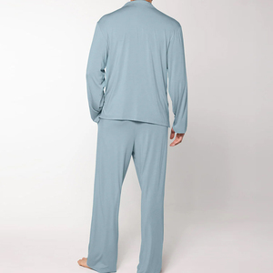 Pigiami in bambù con bottone a manica lunga e pigiami personalizzati da <span class=keywords><strong>uomo</strong></span> - Product Image 5