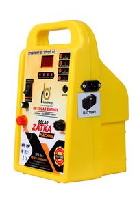 Energizador solar para cercas de ganado con controlador de pulso de respaldo de batería para ganado y cabras - Product Image 3