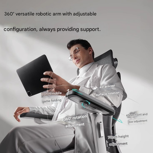 Smart Ergonomic Office <strong>Chair</strong> Fully Automated Lumbar Tracking 4D Headrest Adjustable Armrest Mesh Swivel Extendable Modern <strong>Chair</strong> - Product Image 4