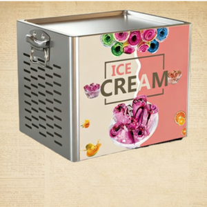 Máquina para hacer rollos de helado frito, máquina manual de helado duro, congelador por lotes para helado premium - Product Image 3