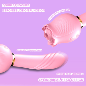 <strong>Drop</strong> Shipping Powerful Rose-Shaped USB Dildo Sucking Clitoris Stimulation <strong>Sex</strong> Toy for Women Juguete Sexual - Product Image 3