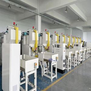 Línea de Envasado y Alimentación Automatizada de Harina, Sal y <span class=keywords><strong>Arroz</strong></span> de 50 Libras, Precio de Fábrica China, Envasadora de Aire para Bolsas de Válvula Kraft de 25 kg - Product Image 2