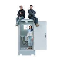 Toilettes et douches modulaires mobiles personnalisées pour l'extérieur, design chinois, écologiques, installation facile pour les parcs et les sites touristiques