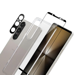 Protector de pantalla de vidrio templado antiarañazos 3 en <span class=keywords><strong>1</strong></span> Silk Full Glue 2.5D 9H para <span class=keywords><strong>Sony</strong></span> <span class=keywords><strong>Xperia</strong></span> <span class=keywords><strong>Pro</strong></span> I <span class=keywords><strong>1</strong></span> 5 10 II III IV L3/4 <span class=keywords><strong>Pro</strong></span> I - Product Image 2