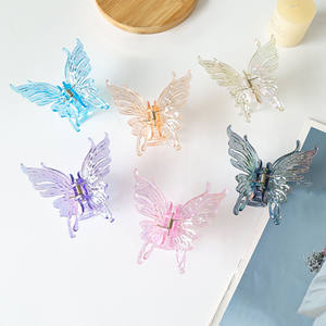 Pinza de Pelo Grande con Forma de Mariposa, Pinza de Pelo Acrílica, Accesorios de Moda para el Cabello, Venta al por Mayor - Product Image 2