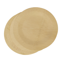 Assiette de service en bambou écologique de style américain pour fruits et aliments, vente en gros