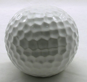 Boule de Noël de style européen Décoration intérieure Articles de décoration plaqués céramique argent et or - Product Image 3