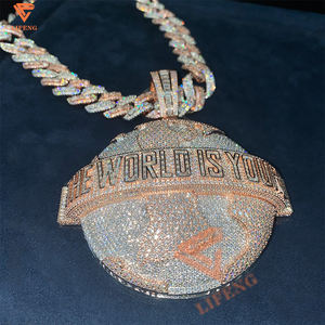 مجوهرات راقية مخصصة مثلجة من دلاية صاروخ VVS مويسانيتي مثلج من الماس تقلع سحر الصاروخ - Product Image 2